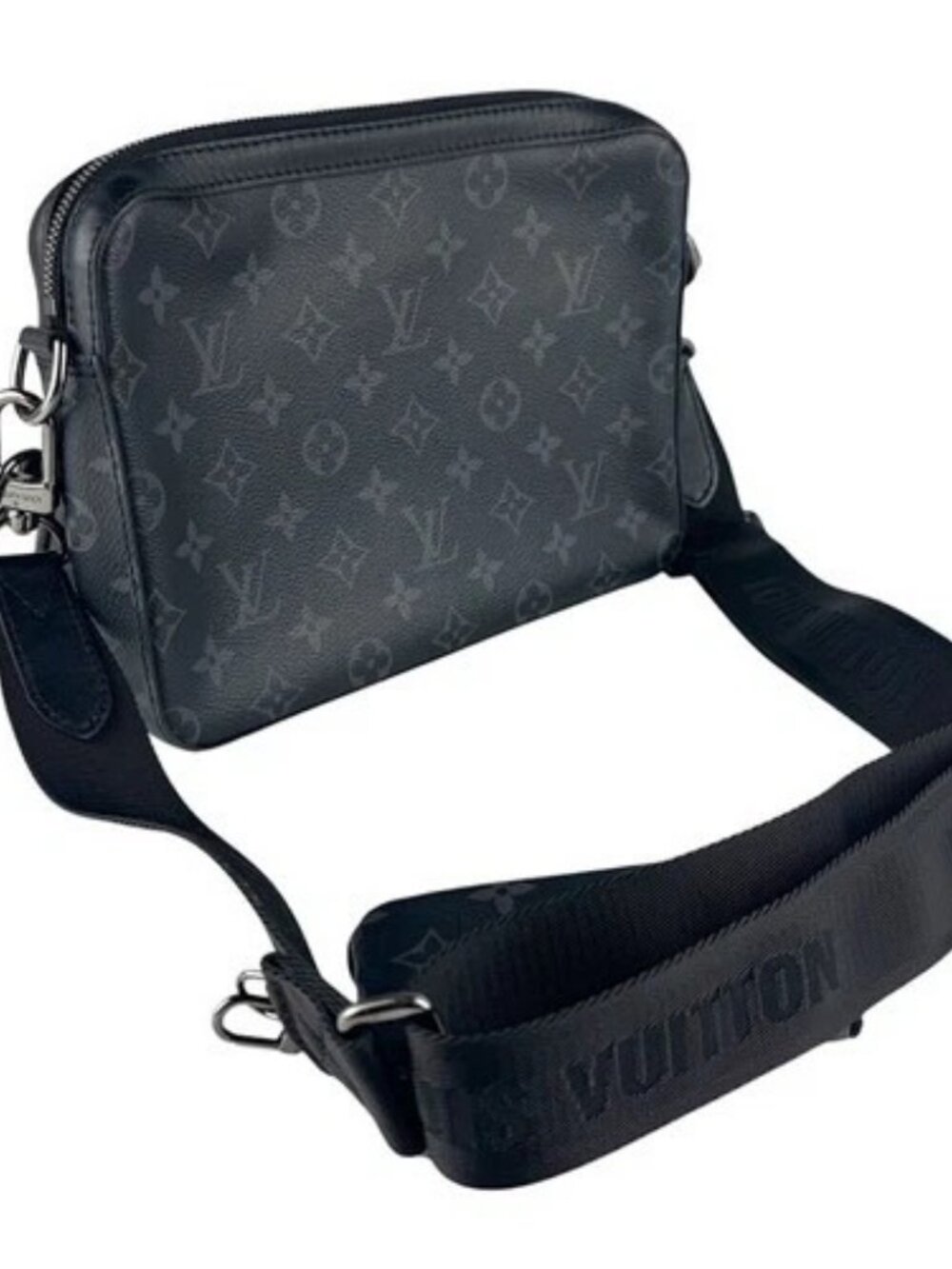 Auth LOUIS VUITTON Monogram Eclipse Trio Messenger Shoulder Bag M69443 - z9632 - Picture 9 of 11